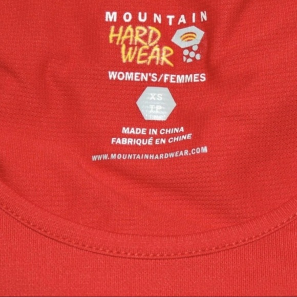 Mountain Hardwear Red Athletic Shirt XS - Picture 4 of 5